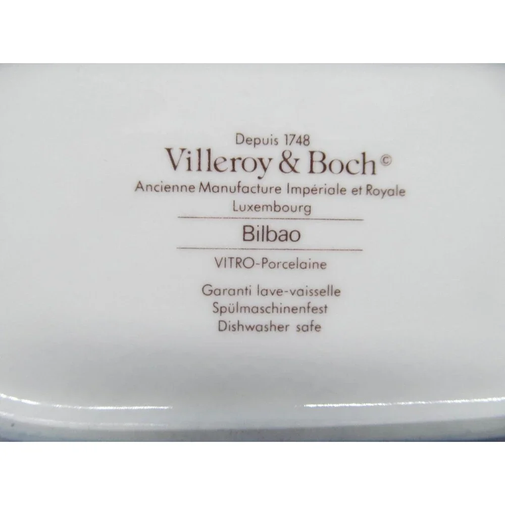 Villeroy & Boch Bilbao 1748 Gravy Boat With Attached Underplate